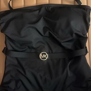 Michael Kors Bandeau One Piece Swimsuit